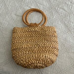 L Space Bella raffia bag